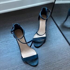 New Look Navy Ankle Strap Heels